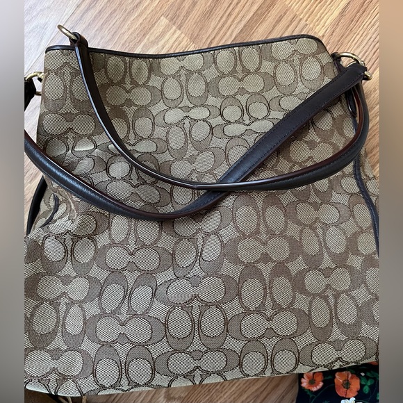 Coach signature brown jacquard bag - Picture 2 of 12
